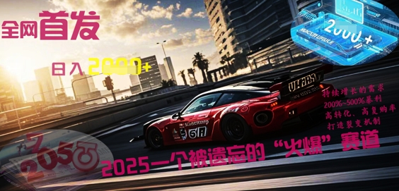 全网首发：2025一个被遗忘的“火爆”赛道轻松日入多张-网创猫