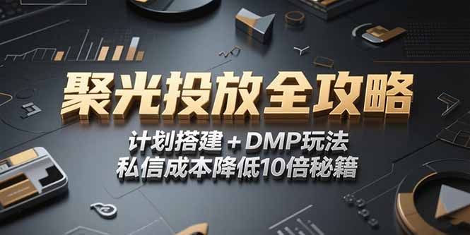 2025小红书聚光投放全攻略，计划搭建+DMP玩法，私信成本降低10倍秘籍-网创猫