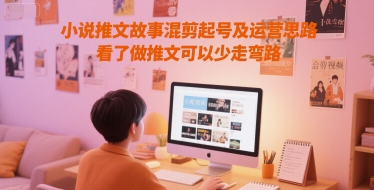 小说推文故事混剪起号及运营思路，看了做推文可以少走弯路-网创猫