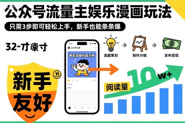 ‍‬⁢‍⁡‍‍⁡​⁣⁤‍‬⁡⁣⁢​⁣‍⁣‌‌⁢​⁡⁡‌​⁢⁣⁢​⁢‌​⁣‬​⁣‬‬⁣⁢​⁢⁣公众号流量主娱乐漫画玩法，只需3步即可轻松上手，新手也能条条爆-网创猫