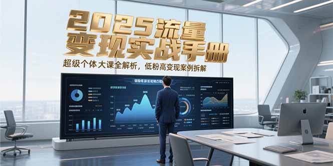 2025流量变现实战手册，超级个体大课全解析，低粉高变现案例拆解-网创猫