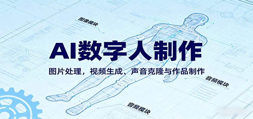 AI永生数字人制作教程：图片处理，视频生成、声音克隆与作品制作-网创猫