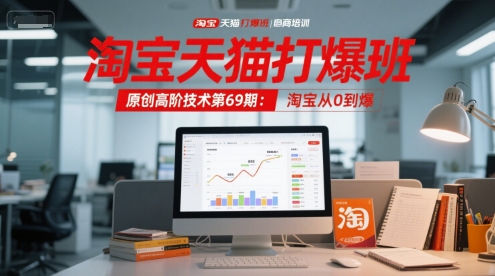 淘宝天猫打爆班原创高阶技术第69期:淘宝从0到爆-网创猫