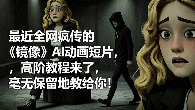 最近全网疯传的《镜像》AI动画短片，高阶教程来了，毫无保留地教给你！-网创猫