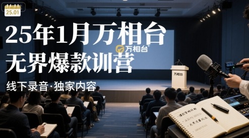 25年1月万相台无界爆款特训营线下录音-网创猫