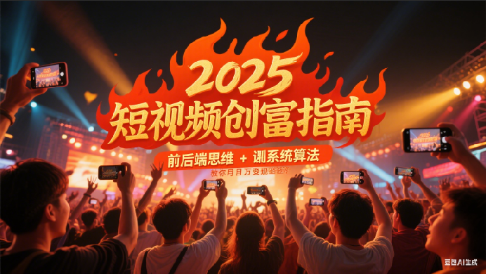 2025短视频创富指南，前后端思维 + 系统算法，教你月入过万变现路径-网创猫