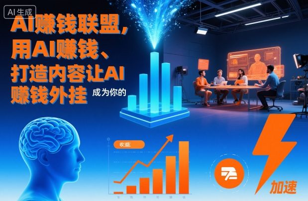 AI賺钱联盟，用AI賺钱、打造内容让AI成为你的賺钱外挂-网创猫