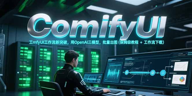 ComfyUI工作流新突破，用OpenAI三模型，批量出图(保姆级教程+工作流下载)-网创猫