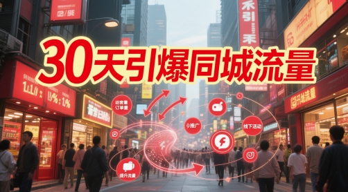 30天引爆同城流量：团购篇 认知篇 流量篇 来客篇 达人篇 老板人设IP篇 投流篇-网创猫