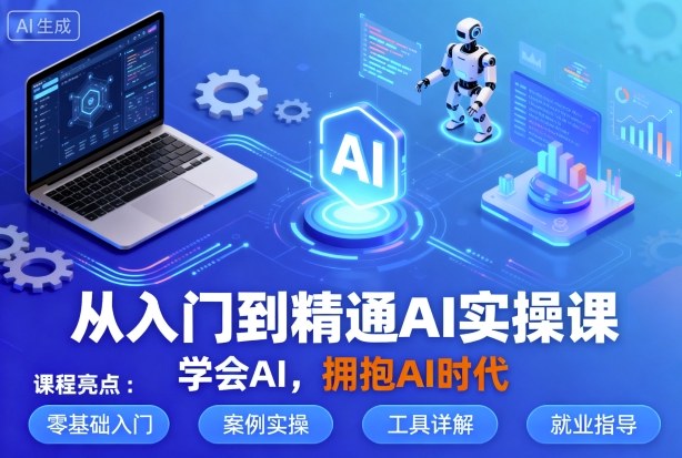 从入门到精通AI实操课，学会AI，拥抱AI时代-网创猫