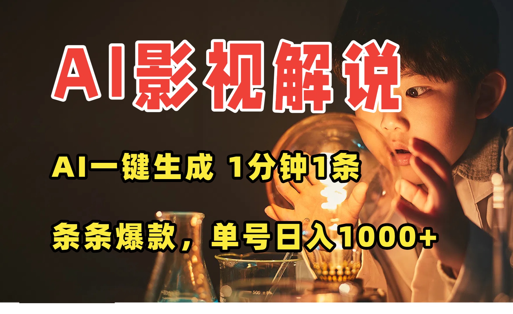 AI一键生成影视解说视频，无需剪辑1分钟1条，条条爆款，多平台变现日入…-网创猫