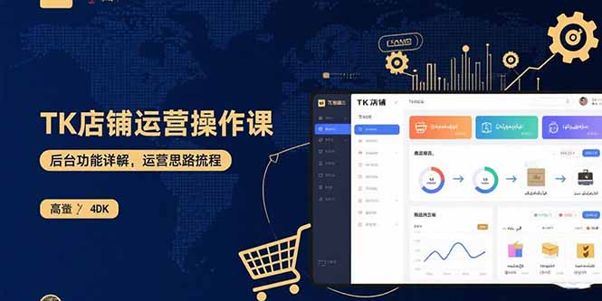 TK店铺运营实操课：后台功能详解，商品上架流程，运营思路拆解-网创猫