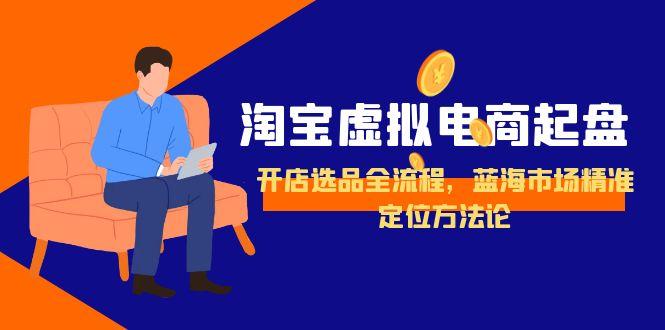淘宝虚拟电商起盘，开店选品全流程，蓝海市场精准定位方法论-网创猫