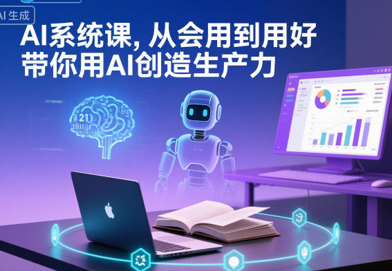 AI系统课，从会用到用好，带你用AI创造生产力-网创猫