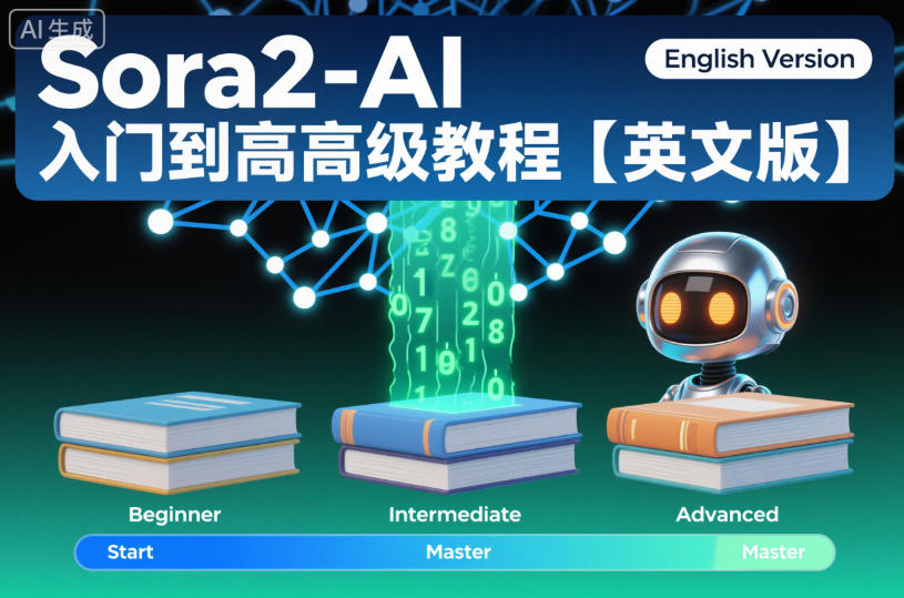 Sora2-AI入门到高级教程【英文版】-网创猫