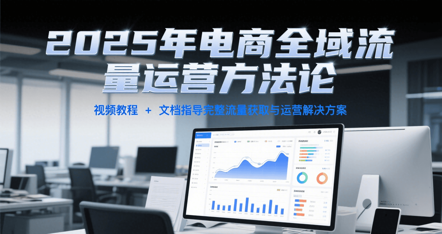 2025年电商全域流量运营方法论，视频教程+文档指导完整流量获取与运营解决方案-网创猫