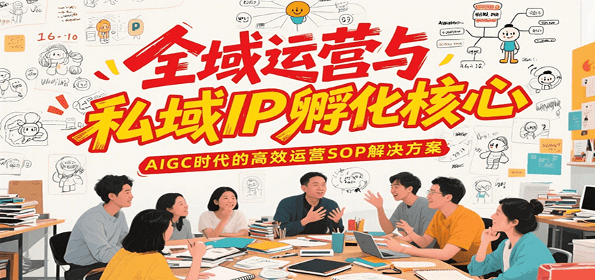 全域运营与私域IP孵化核心，AIGC时代的高效运营SOP解决方案-网创猫