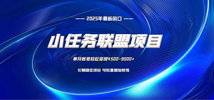 小任务联盟项目：一台电脑每天只需10分钟，轻松简单稳定-网创猫