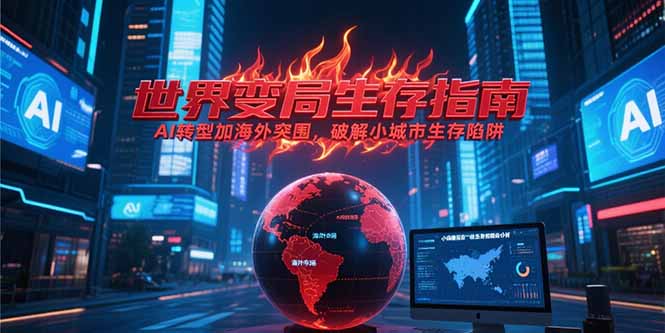 付费文章《世界变局生存指南，AI转型加海外突围，破解小城市生存陷阱》-网创猫
