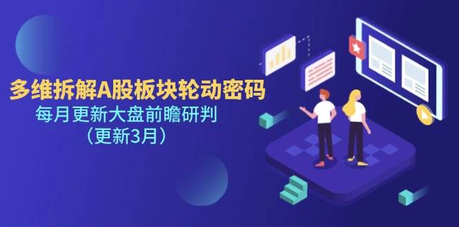 多维拆解A股板块轮动密码，每月更新大盘前瞻研判（更新3月）-网创猫