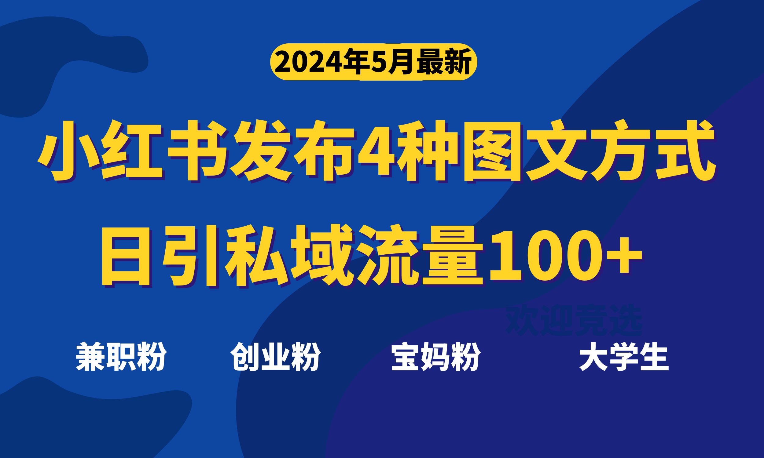 （10677期）最新小红书发布这四种图文，日引私域流量100+不成问题，-网创猫