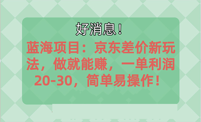 （10989期）越早知道越能赚到钱的蓝海项目：京东大平台操作，一单利润20-30，简单…-网创猫