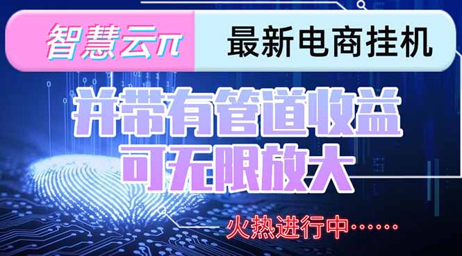 智慧云π电脑挂机单机每天收益300—500+ 并带有团队管道收益 可无限放大-网创猫
