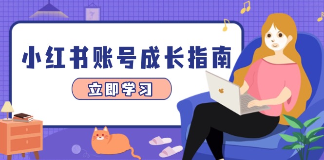 小红书账号成长指南，爆款选题+精准定位+数据分析，系统提升账号变现能力-网创猫