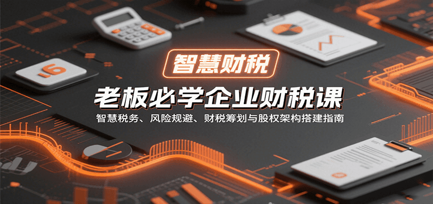 老板必学企业财税课：智慧税务、风险规避、财税筹划与股权架构搭建指南-网创猫