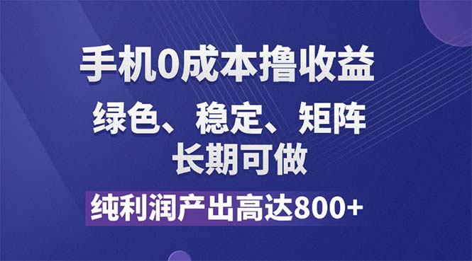 (11976期)纯利润高达800+,手机0成本撸羊毛,项目纯绿色,可稳定长期操作!-网创猫