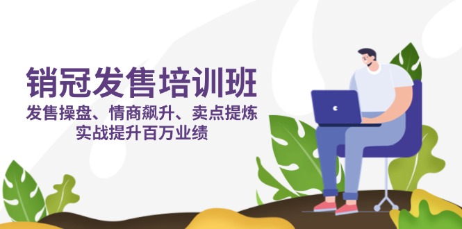 销冠 发售培训班：发售 操盘+情商 飙升+卖点 提炼，实战提升百万业绩-网创猫