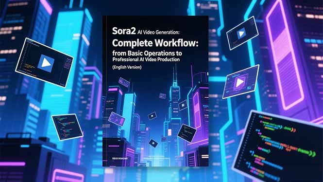 Sora2 AI视频生成的系统教程（英文版）：从基础操作到专业级AI视频制作的完整工作流-网创猫