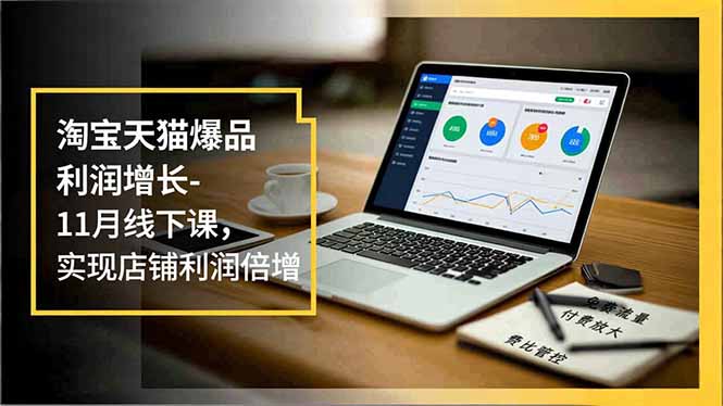 淘宝天猫爆品利润增长-11月线下课，免费流量、付费放大、费比管控，实现店铺利润倍增-网创猫