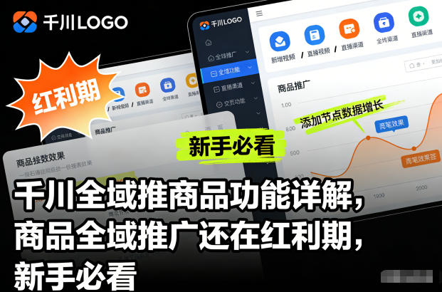 千川全域推商品功能详解，商品全域推广还在红利期，新手必看-网创猫