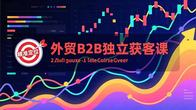 外贸B2B独立获客课，Facebook主页搭建、消息互动广告、精准定位，打造高询盘系统-网创猫