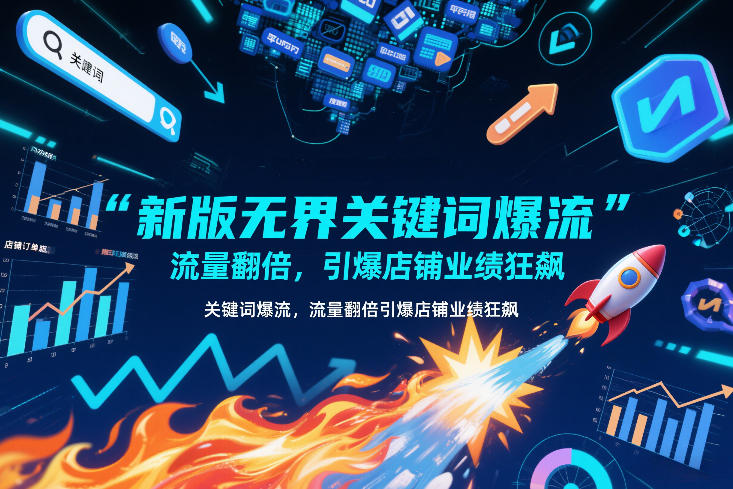 新版无界关键词爆流，流量翻倍，引爆店铺业绩狂飙-网创猫