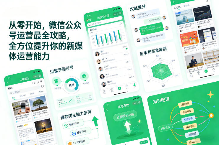 从零开始，微信公众号运营最全攻略，全方位提升你的新媒体运营能力-网创猫